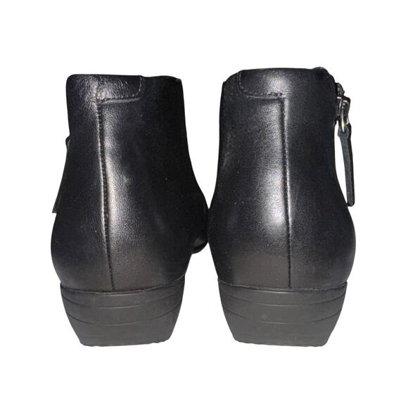 Dansko Boots Womens Size 10 Fifi Ankle Boots Black Leather Zip Comfort Shoes - Picture 6 of 11